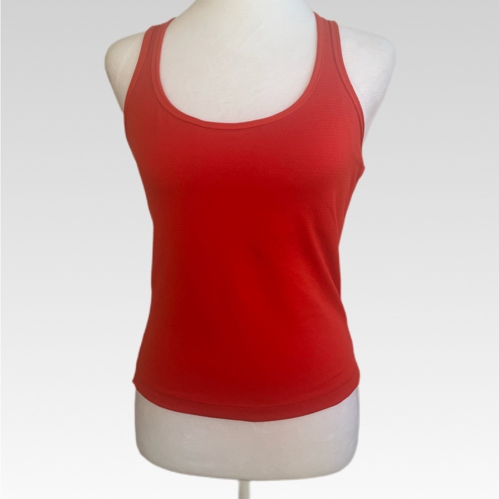 Nike Red Scoop Neck Athletic Tank Top Size M